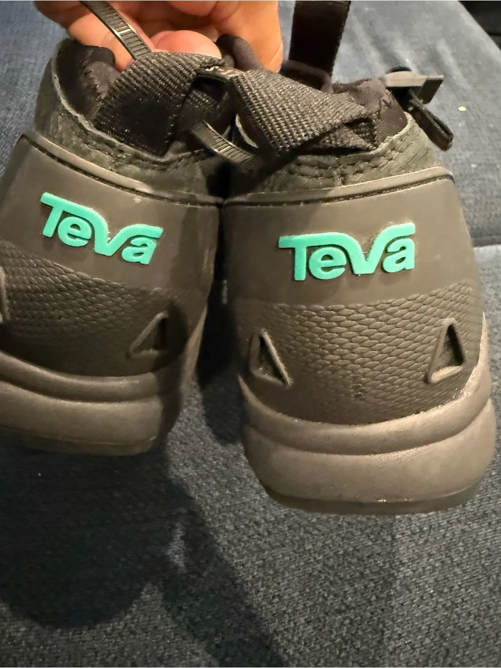 Teva Mens Size 8 Revive '94 Black Mid Hiking Boots Shoes